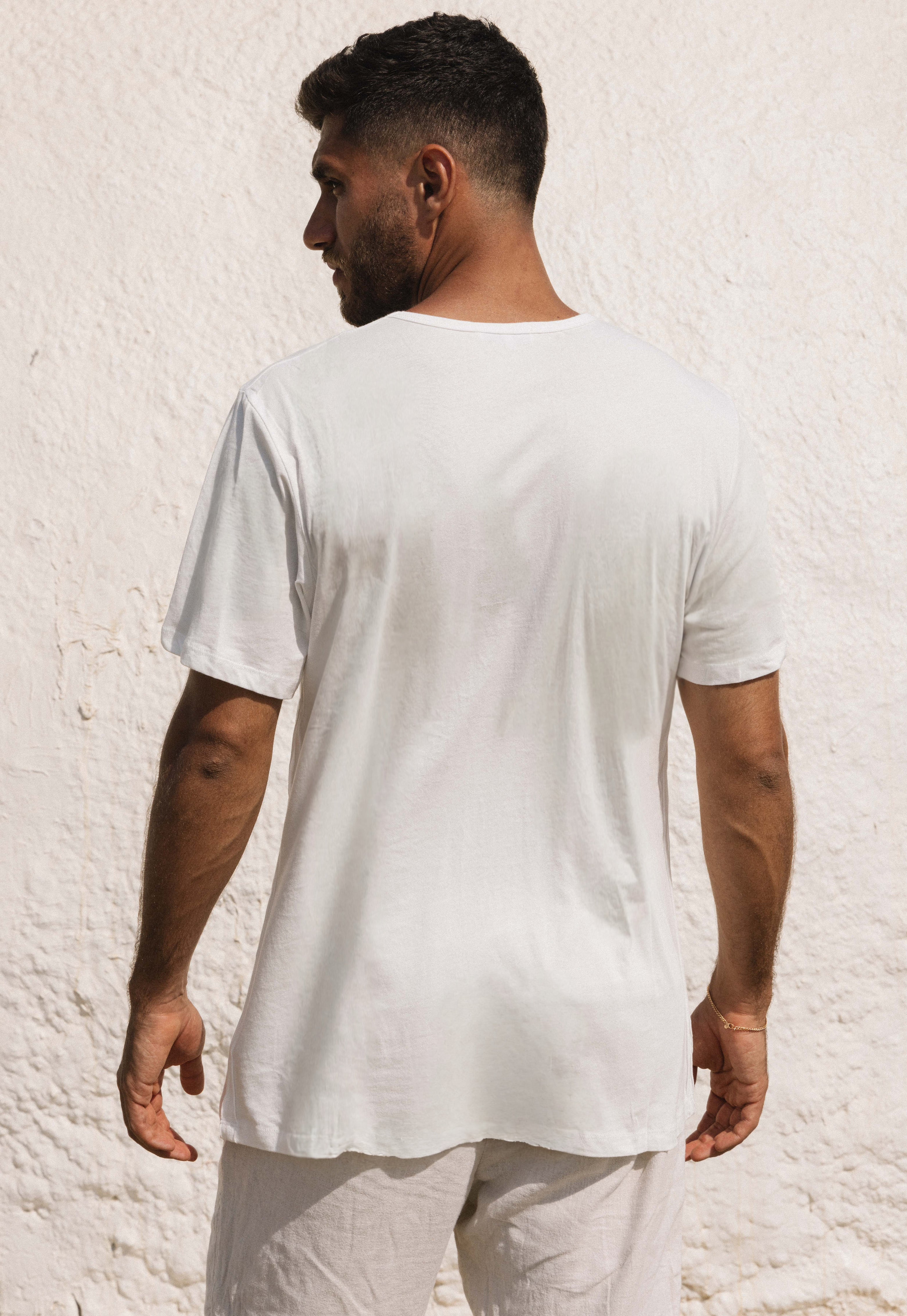 Off-white plain t-shirt