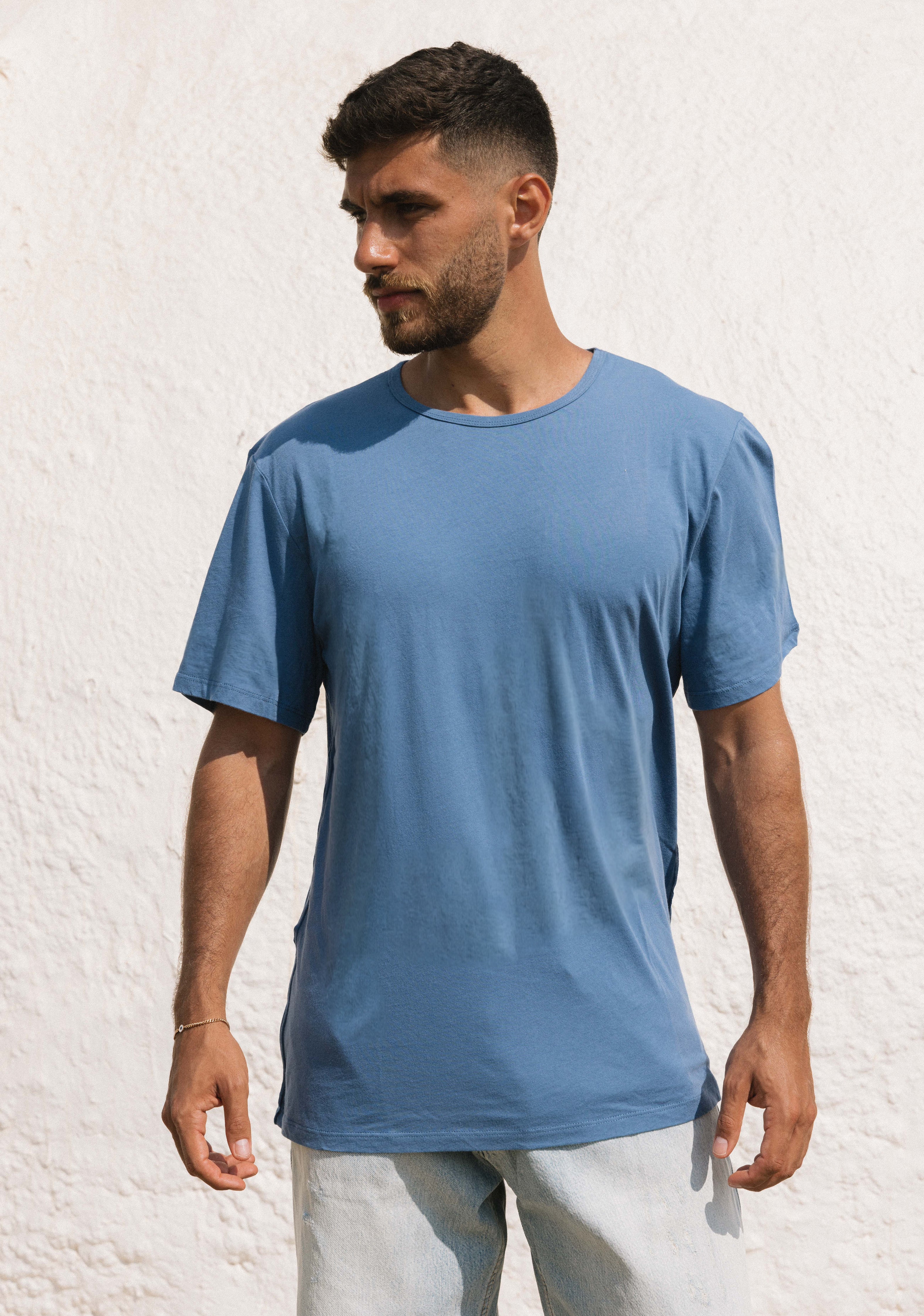 Blue navy plain t-shirt