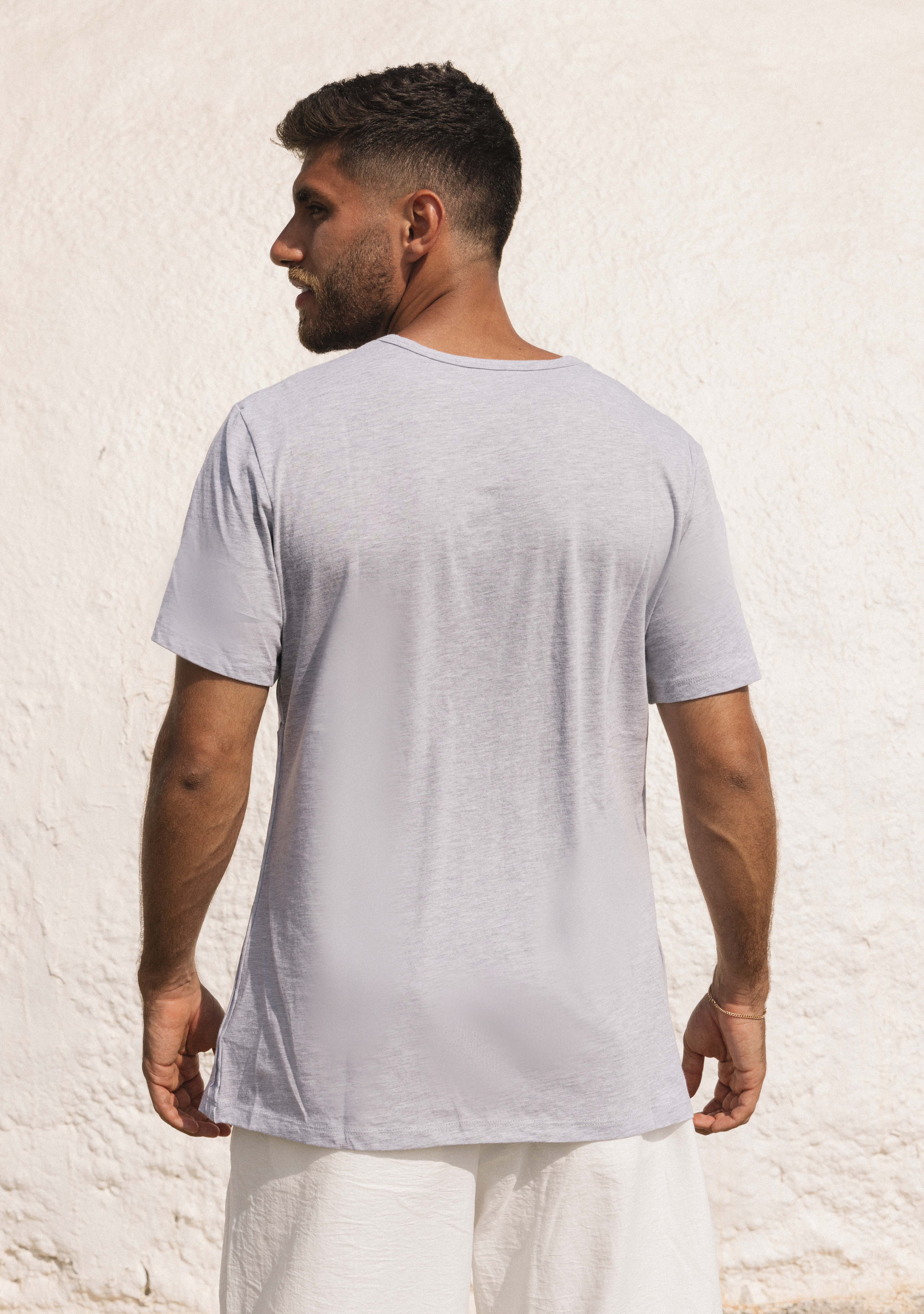 Grey plain t-shirt