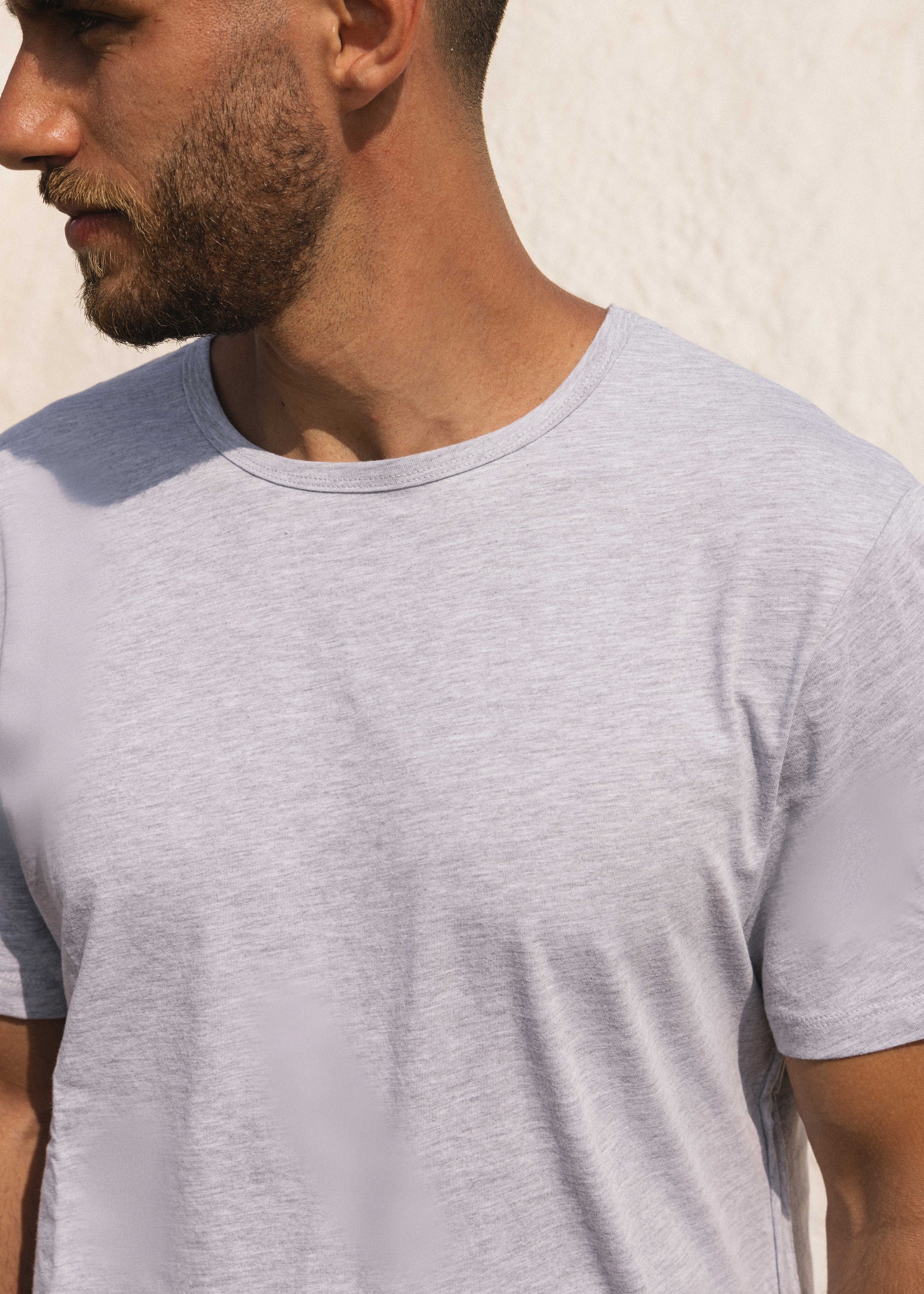 Grey plain t-shirt