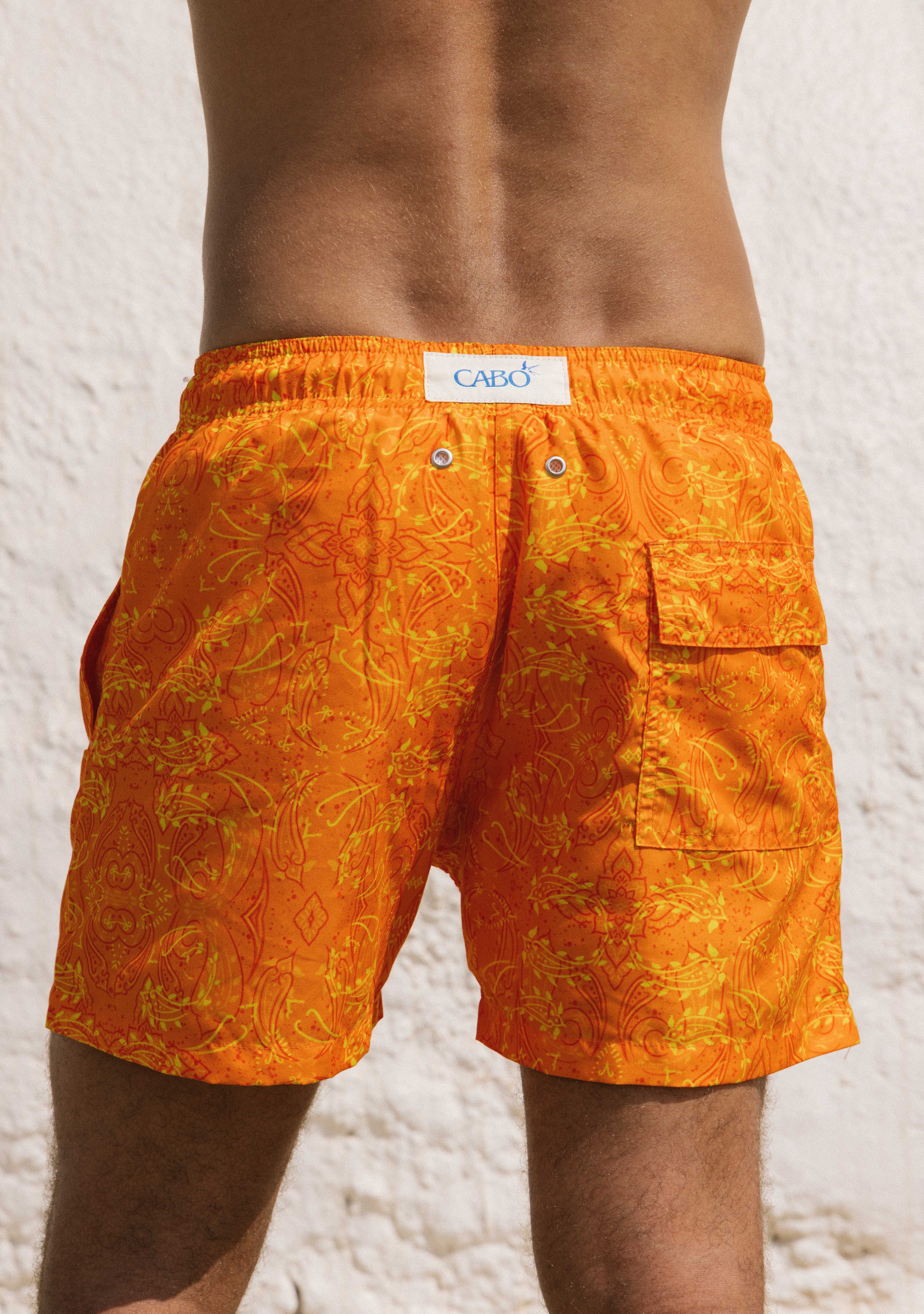 Orange floral