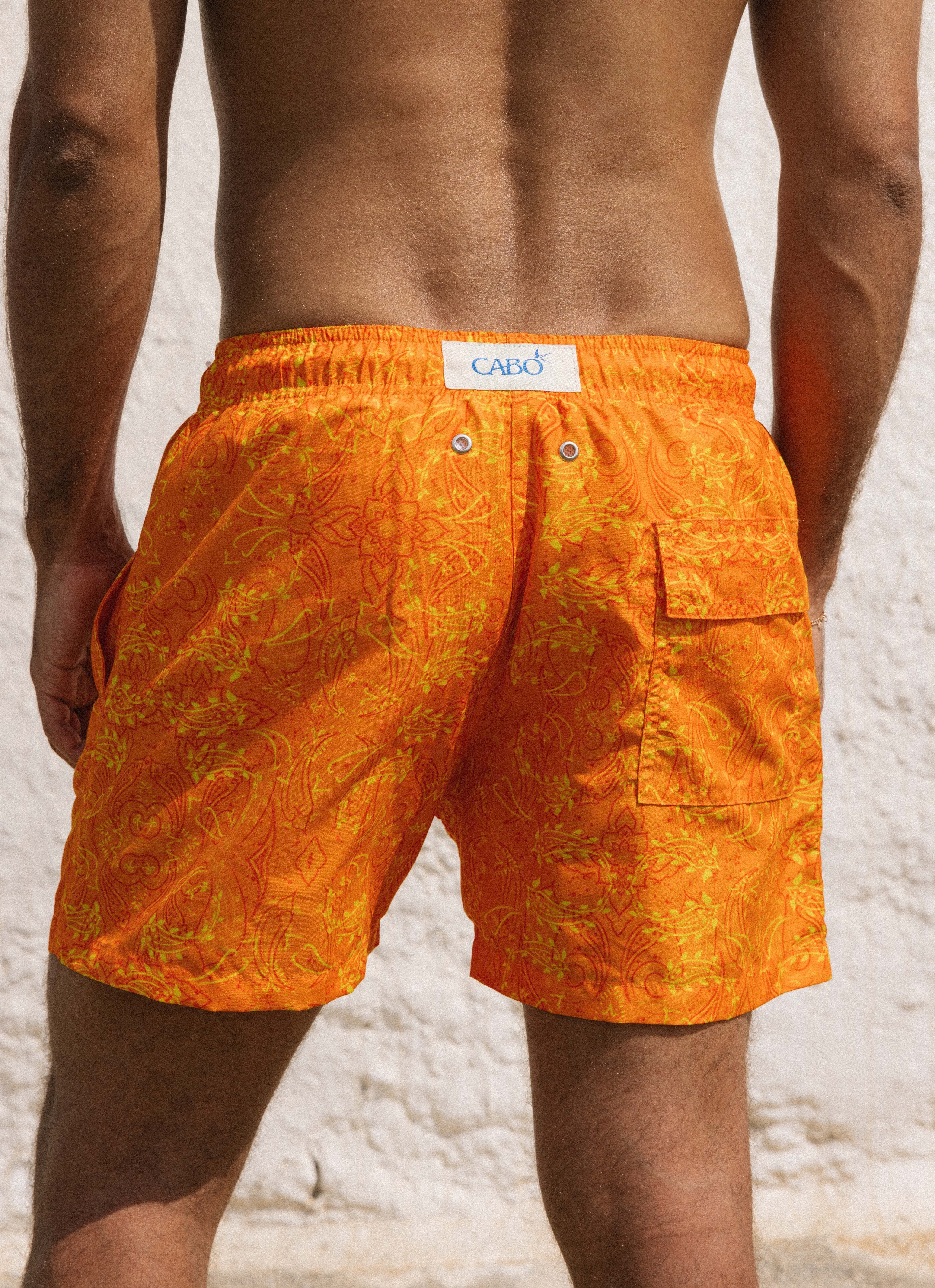 Orange floral