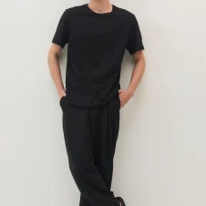Black Plain T-shirt