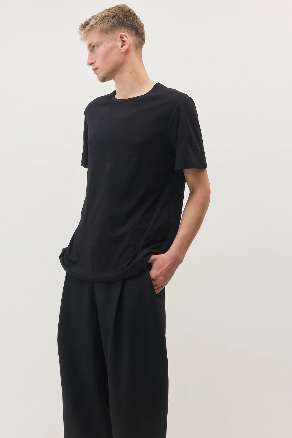 Black Plain T-shirt