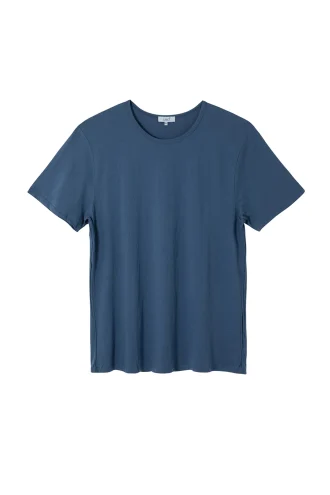 Blue Navy Plain T-shirt
