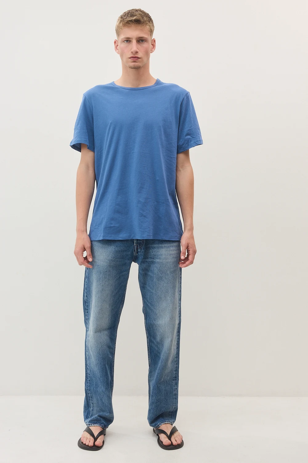 Blue Navy Plain T-shirt
