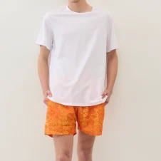 Orange floral