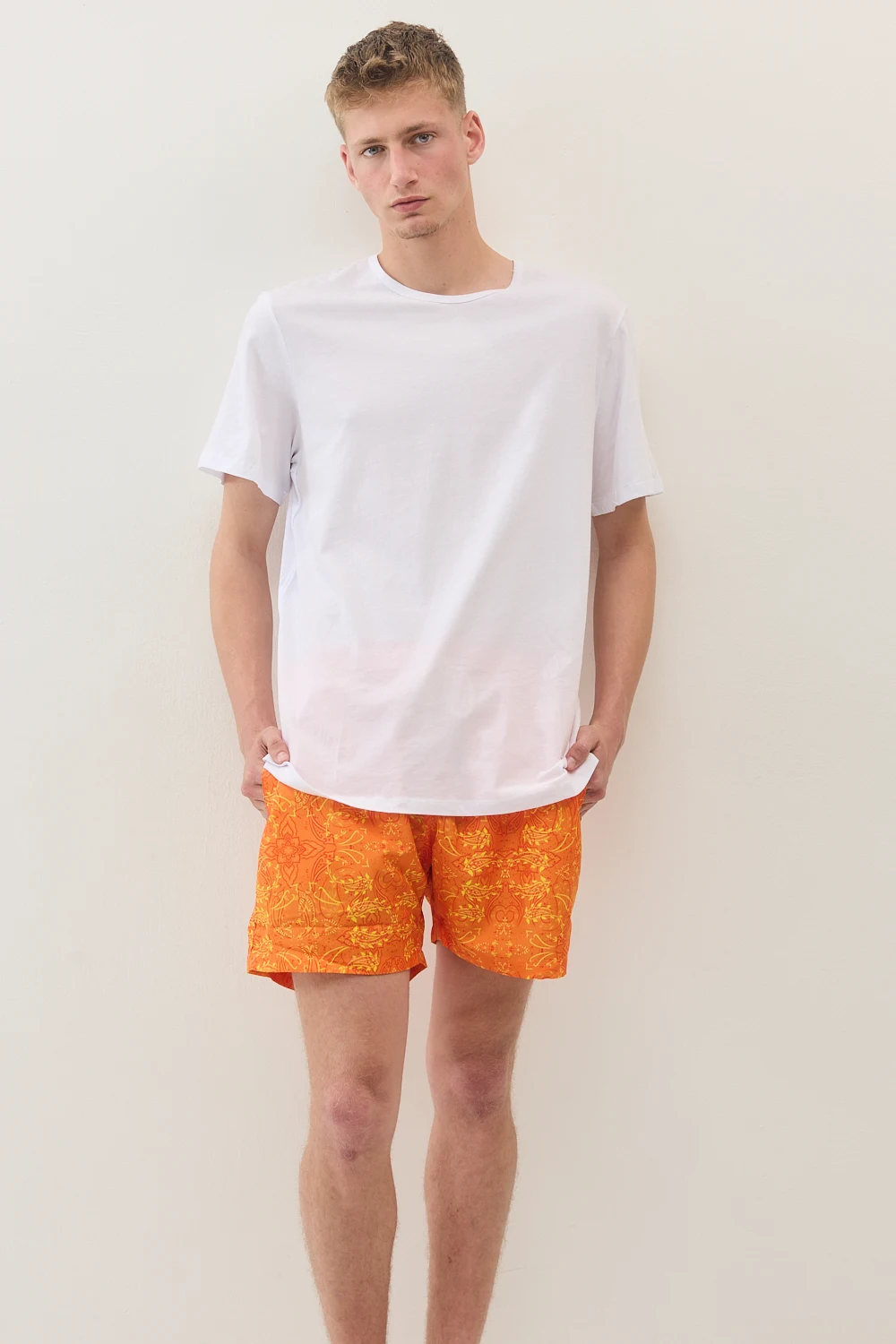 Orange floral