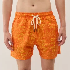 Orange floral