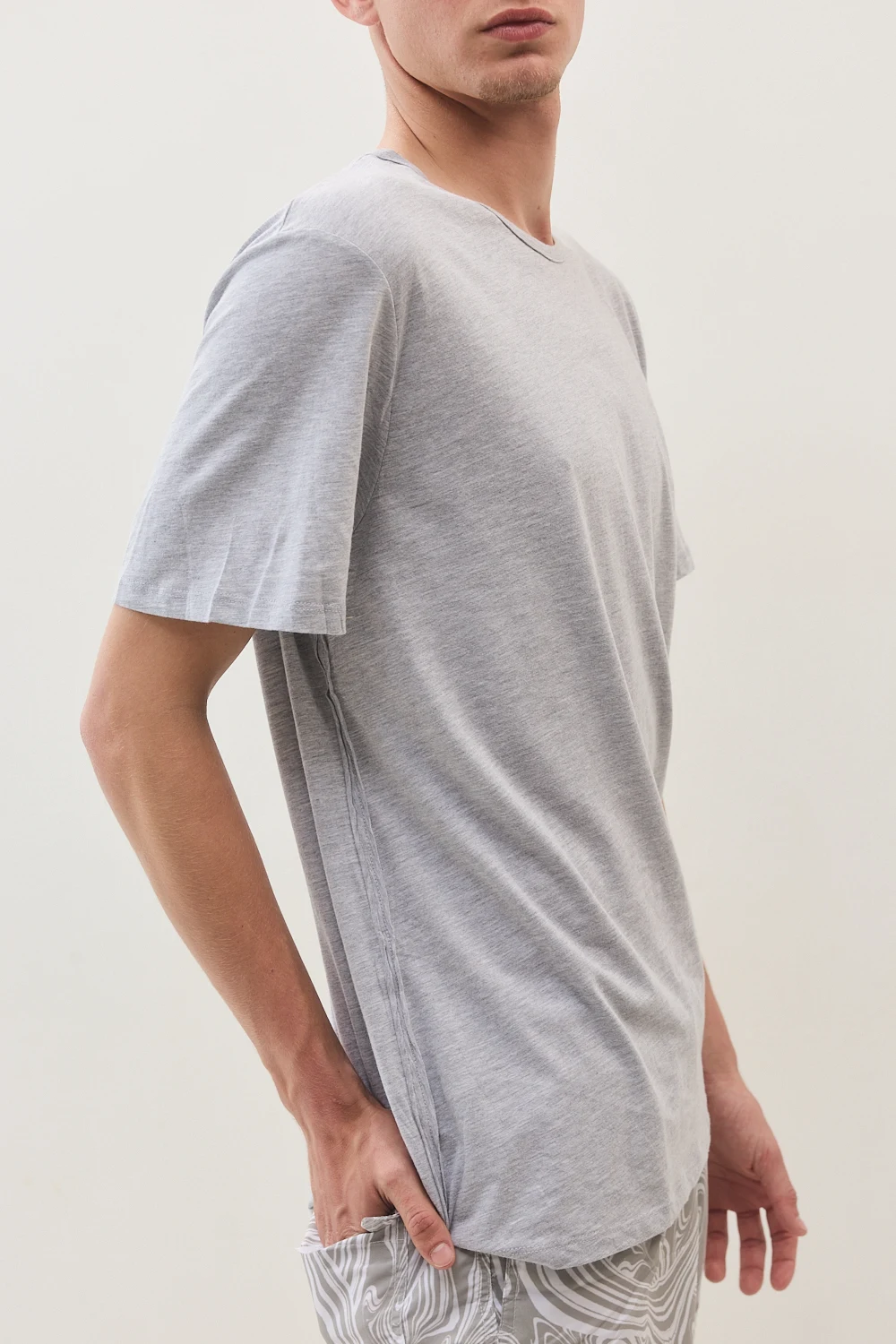 Grey Plain T-Shirt