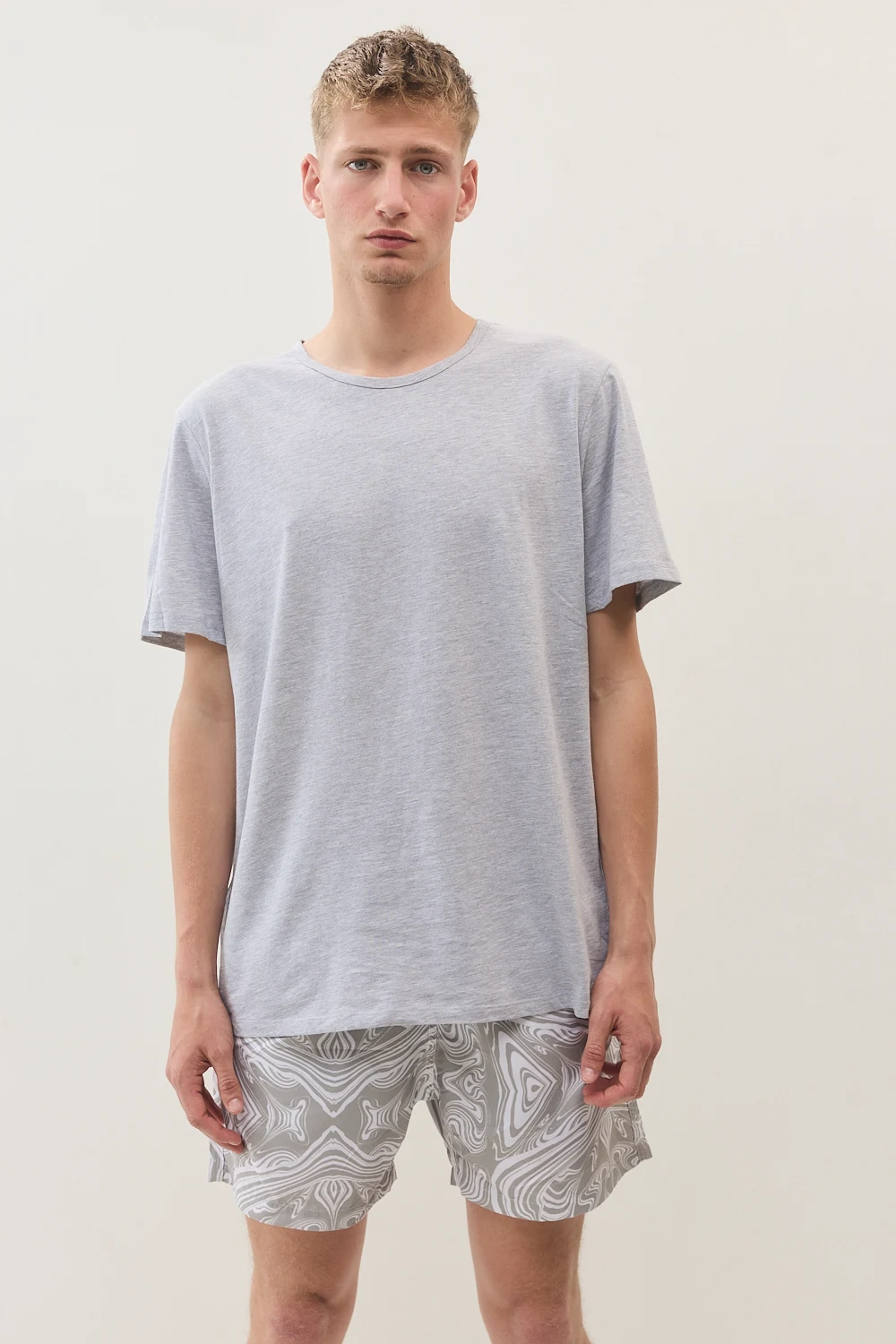Grey Plain T-Shirt