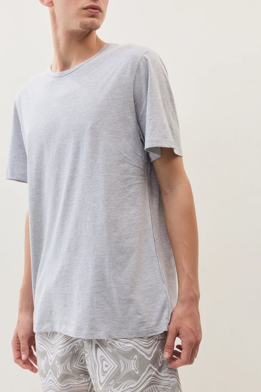 Grey Plain T-Shirt