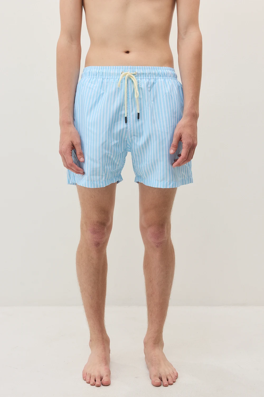 light blue strip