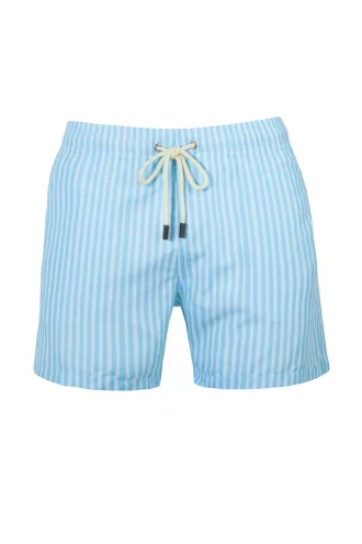 light blue strip